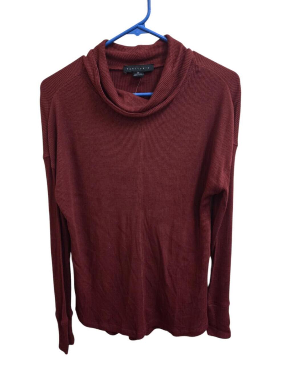 NWT XS Wine red Sanctuary Blouse